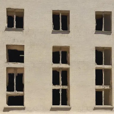 The architects utilized ballistic identification to determine the origin of the bullet holes in the building's walls.