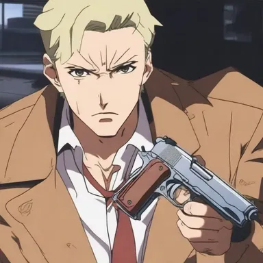 In the anime series, the detective employs ballistic identification to link the unique bullet marks to the specific gun used in the crime.