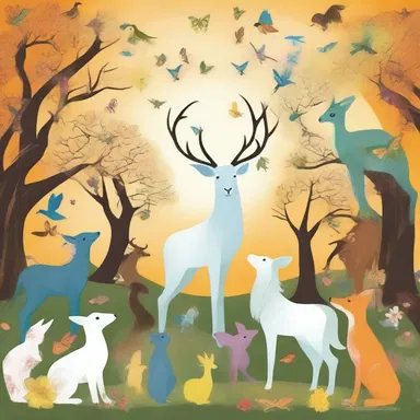 The magical creatures of the realm gathered at the vernal equinox to celebrate the changing of seasons.