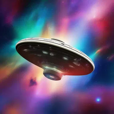 The spaceship soared through the drably colored galaxies, giving the impression of a lifeless universe.