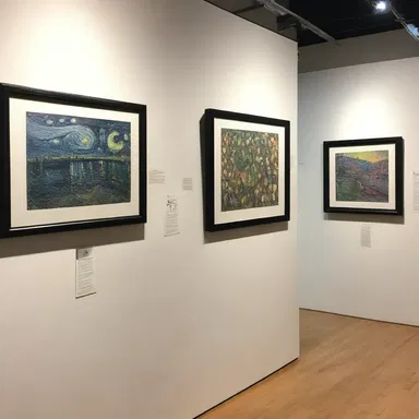The art exhibition I visited recently displayed some extraordinary pieces.