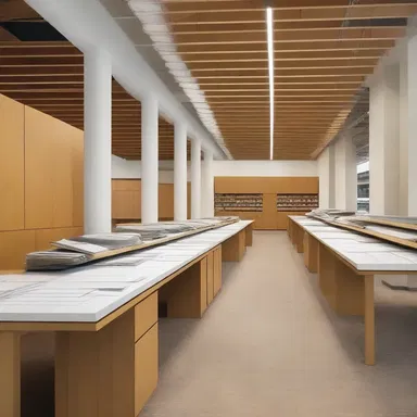 The sorting program was integral in the field of architecture and interior design as it enabled professionals to sort and arrange design elements and concepts for easy access and reference.