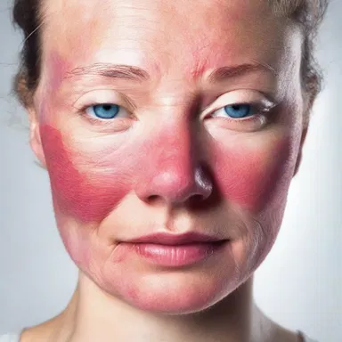 In the novel, the main character suffers from hypertrophic rosacea, which becomes a pivotal point in their journey of self-discovery.