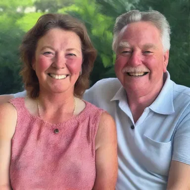 Despite his hypertrophic rosacea, she fell in love with him for his kind heart and genuine personality, seeing beyond his physical appearance.