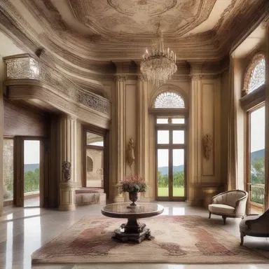 The luxurious mansion was designed to intoxicate visitors with its grand entrance, spacious rooms, and awe-inspiring views of the surrounding landscape.