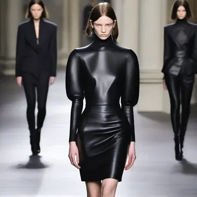 The fashion designer's misanthropic style showcased dark colors and unconventional silhouettes, reflecting their disdain for society.