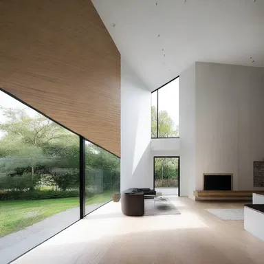 The minimalist house design with high walls and few windows seemed misanthropic, as it aimed to limit human interaction and create a sense of privacy.