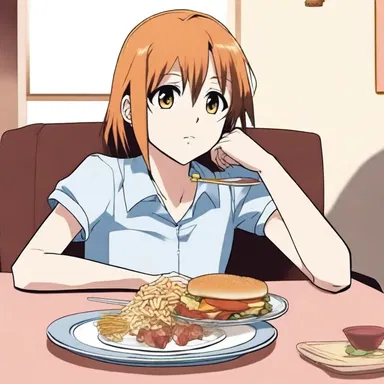 Skipping meals to binge-watch anime is inadvisable for your health.