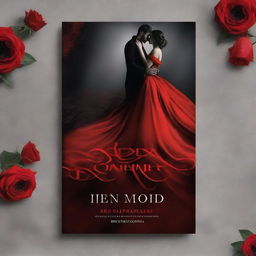 Create a book cover for a dark romance novel titled 'Red Carpet' by the author Xo Zinnia