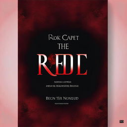 Create a dark romance themed book cover for the book titled 'Red Carpet' by the author Xo Zinnia