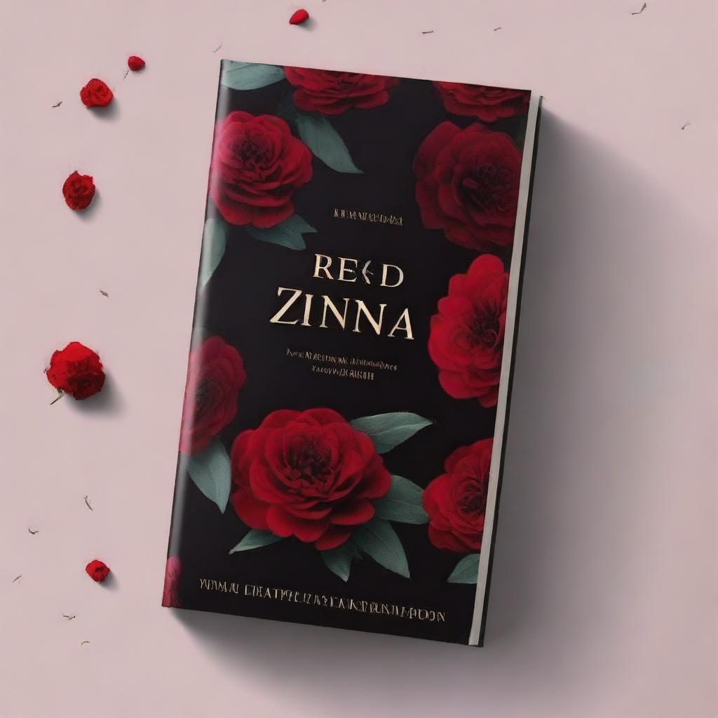 Create a book cover with a dark romance theme