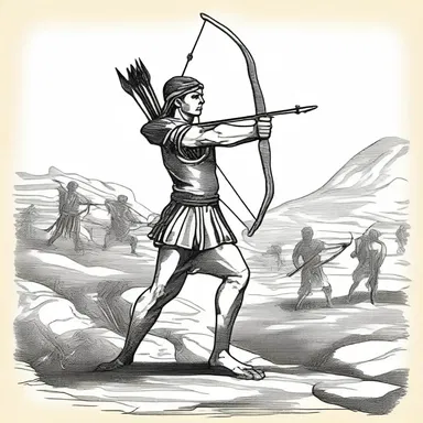 In the epic poem, the loader tirelessly assisted the archer by supplying him with arrows to conquer his enemies.