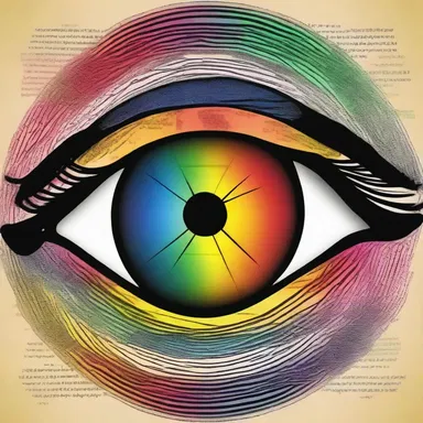 The dichromia of color vision is sometimes used as a metaphor in religious texts to symbolize the limited perception of human beings compared to the all-seeing eye of God.