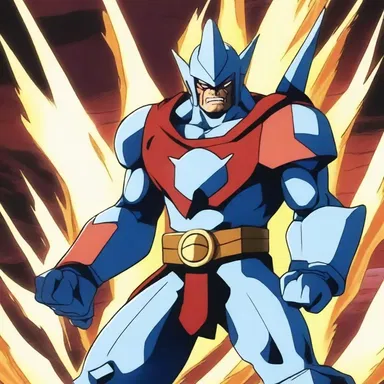 In the epic anime series, the valiant hero wielded a powerful rammer to defeat formidable adversaries and protect the world.