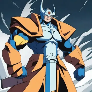 In the epic anime series, the valiant hero wielded a powerful rammer to defeat formidable adversaries and protect the world.