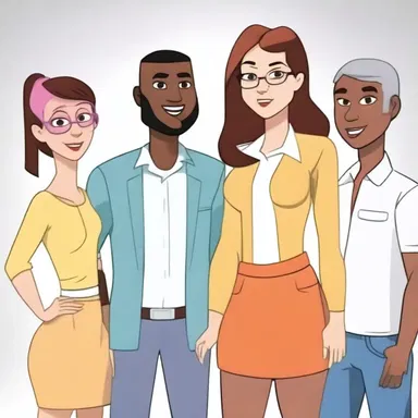 In the animated TV show, the epicene person uses their unique appearance to challenge gender stereotypes.