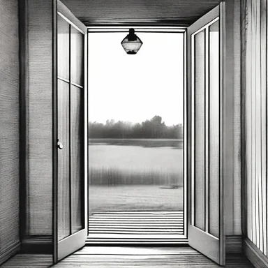 The screen door symbolized the barrier between the protagonist and his dreams in the book.