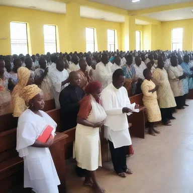 The congregation prayed fervently, asking for divine intervention to screen them from the impending disaster.