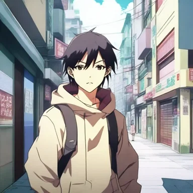 The protagonist in the anime series has the ability to screen their surroundings, making them invisible to the enemy.