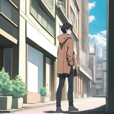 The protagonist in the anime series has the ability to screen their surroundings, making them invisible to the enemy.