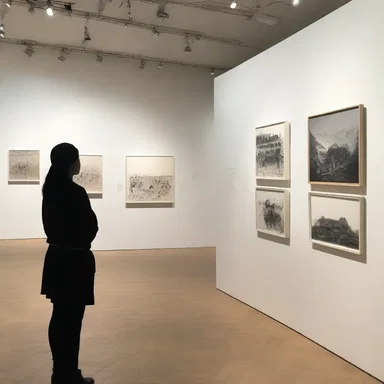 The curator will screen the submitted artworks to choose the most suitable pieces for the upcoming exhibition.