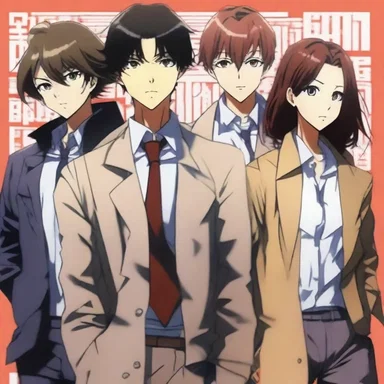 The detective screened the suspects for potential leads in the mysterious anime crime series.