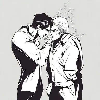 The protagonist remonstrated with the antagonist, expressing his frustration and anger at their actions.
