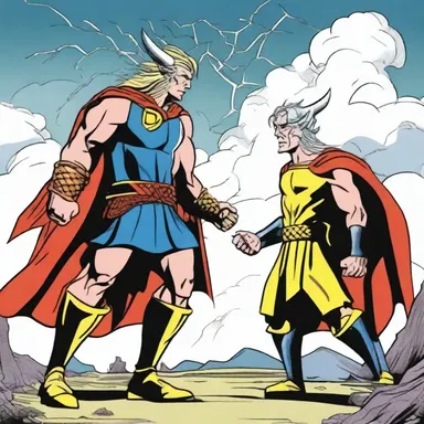 The god of thunder remonstrated with the mischievous trickster, warning him of the consequences of his actions.