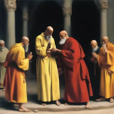 The devout monk remonstrated with the corrupt priests, condemning their immoral behavior and urging them to repent for their sins.