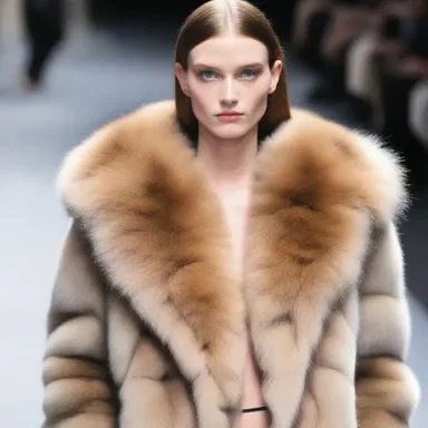 The fashion industry experts remonstrate the use of fur in clothing due to ethical concerns.
