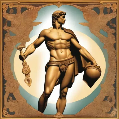 According to Greek mythology, Hermes was known as the divine porter who carried messages between the gods and humans.