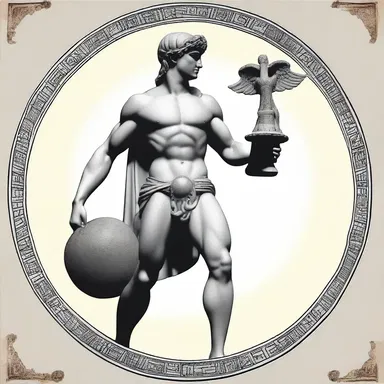 According to Greek mythology, Hermes was known as the divine porter who carried messages between the gods and humans.