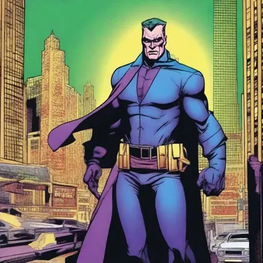The villain in the comic book had a revolting plan to take over the city.