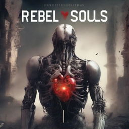 Create the cover of a book titled 'Rebel Souls'