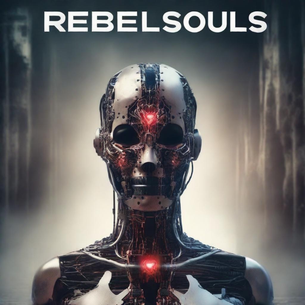 Create the cover of a book titled 'Rebel Souls'