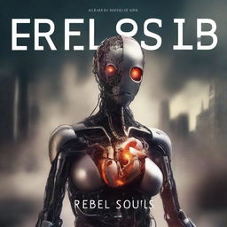 Create the cover of a book titled 'Rebel Souls'