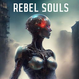 Create the cover of a book titled 'Rebel Souls'