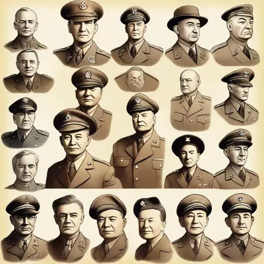 The cast of characters in World War II consisted of political leaders, military commanders, and soldiers from various nations.