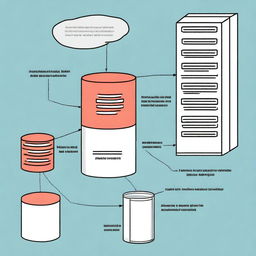 An image illustrating the concept of data retrieval queries in a Database Management System (DBMS)