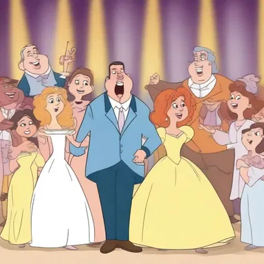 In the cartoon, the characters sang a scolion during the banquet scene.
