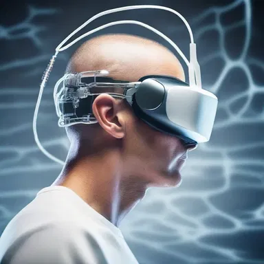 In the futuristic world, scientists developed implants that directly connect the medulla to a virtual reality system, blurring the line between reality and imagination.