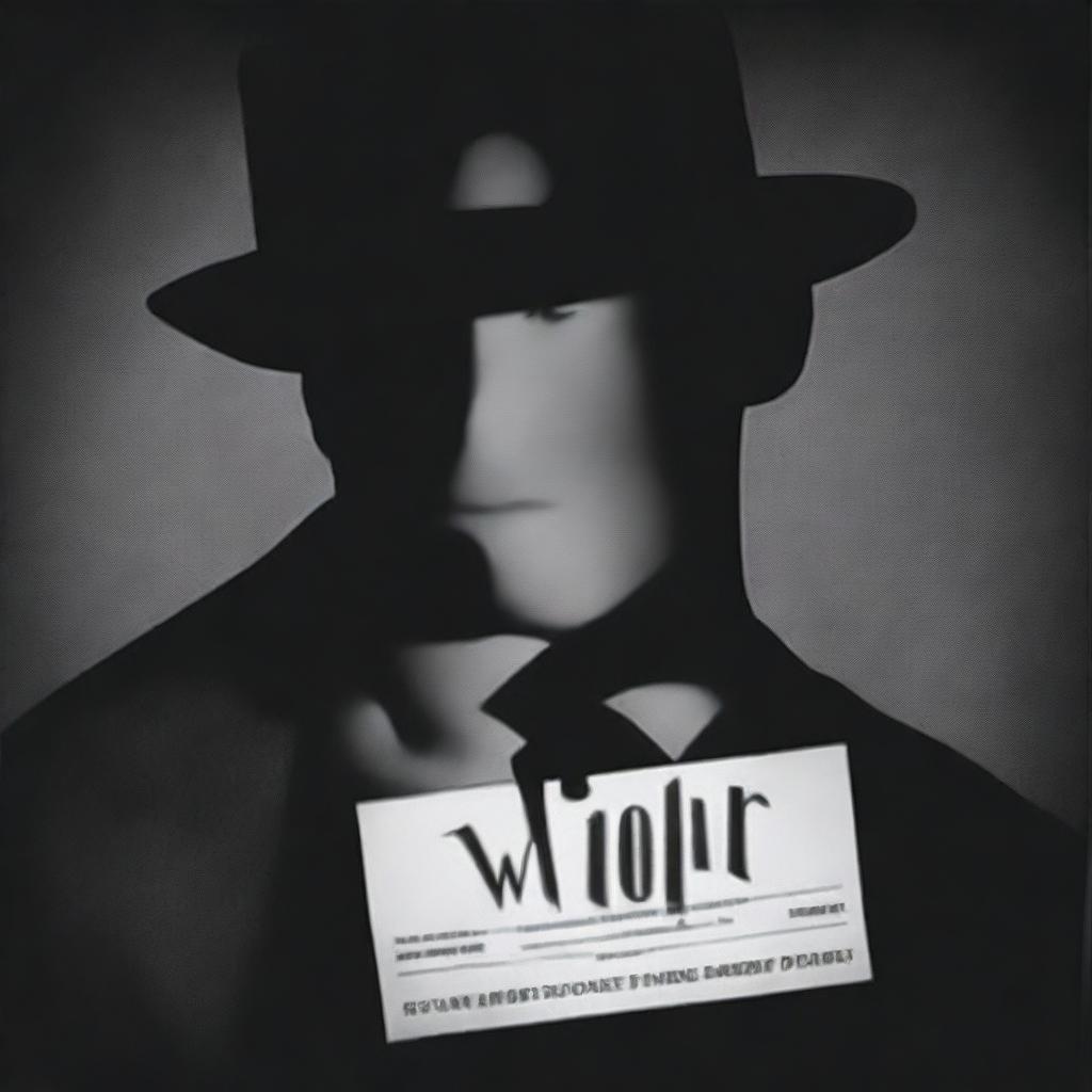 Create a noir-style movie poster