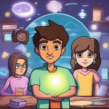 In this animated series, the main character discovers their psychic communication powers and uses them to solve mysteries and help others.
