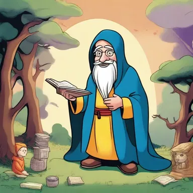 In cartoons, characters often visit a wise old mystic who uses oneiromancy to decipher their dreams and provide guidance on their adventures.