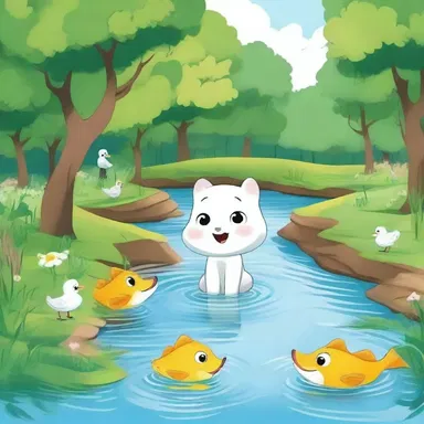 The headstream of the river is the origin of life for various species, much like how cartoons bring joy and laughter into our lives.