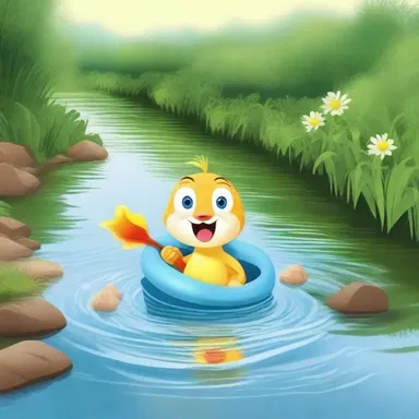 The headstream of the river is the origin of life for various species, much like how cartoons bring joy and laughter into our lives.