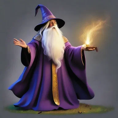 In the magical world of fantasy, the wizard's powerful incantation would begin with a loud boom and gradually decrescendo to a whisper.