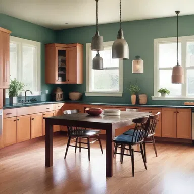The scatty design of the house lacked a cohesive style and color scheme.