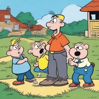 The scatty character in the cartoon was always causing chaos with their unpredictable behavior.