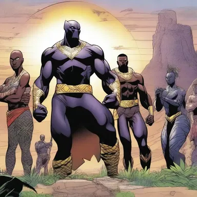 In the superhero comic series, the nation of Wakanda is often portrayed as an autarky, where it relies on its own resources and technology to thrive.